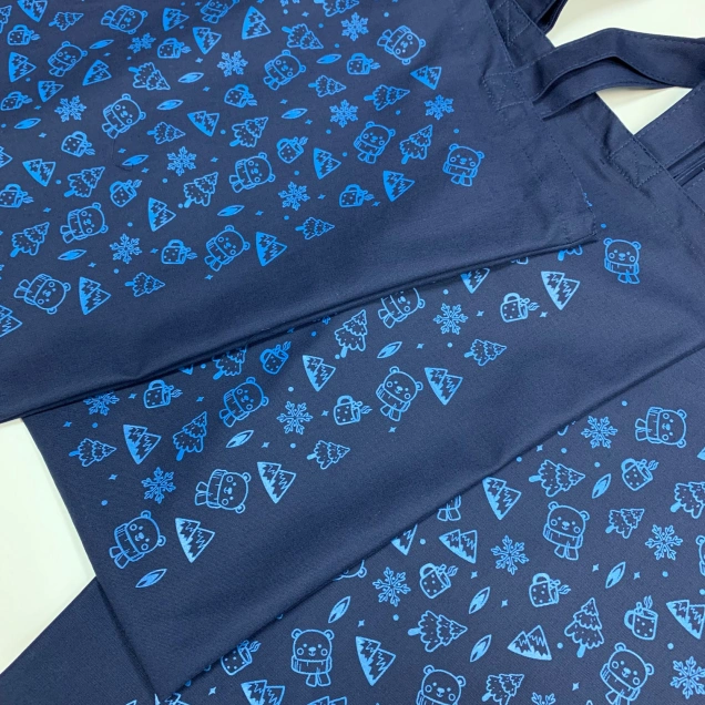 Новогодние сумки-шопперы "Газпром"